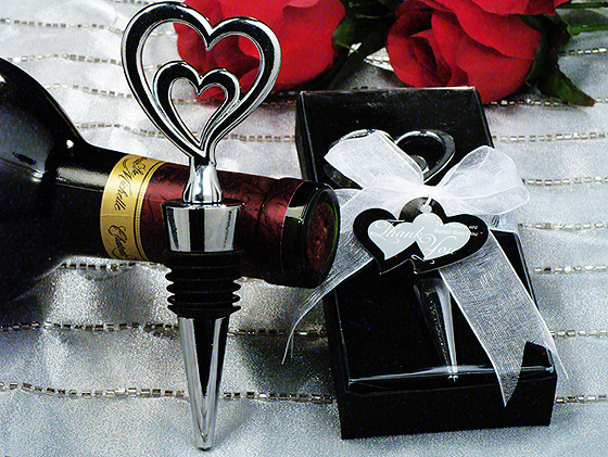 “Two Hearts Are Better Than One” Bottle Stopper - Click Image to Close