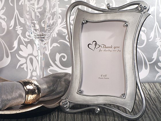 Classically Styled Silver Photo Frame