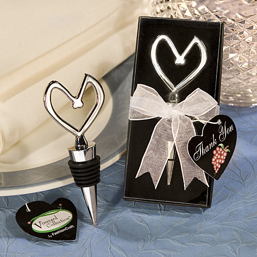 Vineyard Collection™ Heart Themed Wine Stopper