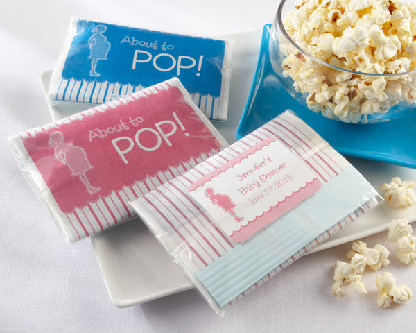 Personalized "About to Pop" Microwave Popcorn