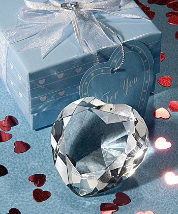 Choice Crystal Heart Design Paperweight