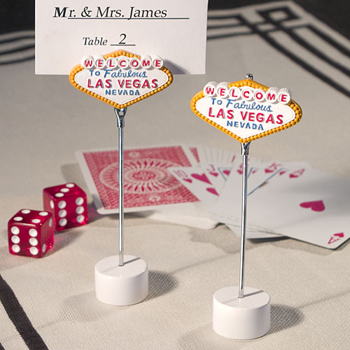 Las Vegas Themed Place Card/Photo Holders