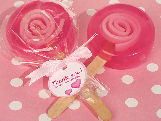 Sweet Treats Pink Lollipop Soap