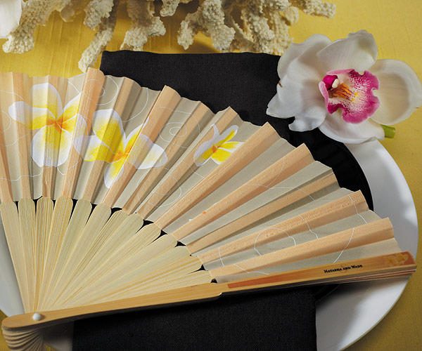 Personalized Tropical Fan (Set of 6)