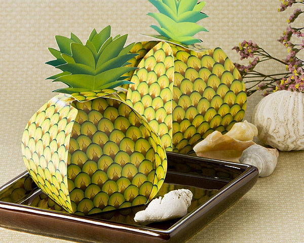 "Tropical Treats" Pineapple Favour Box (24 Pack)