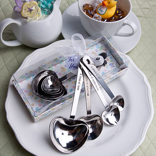 Baby-themed measuring spoons - Click Image to Close