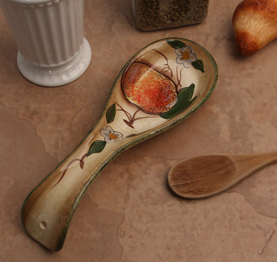 Apple Blossom Spoon Rest