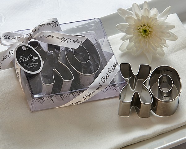 "XO" Best Wishes Cookie Cutter Set - Click Image to Close
