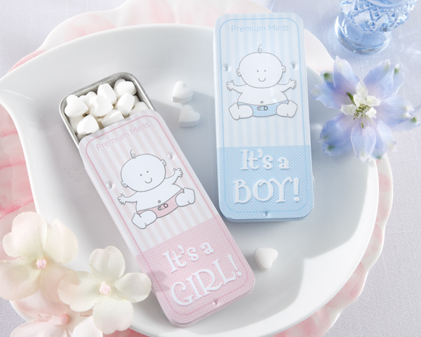 "It's a Boy" & "It's a Girl" Mint Tin Favours