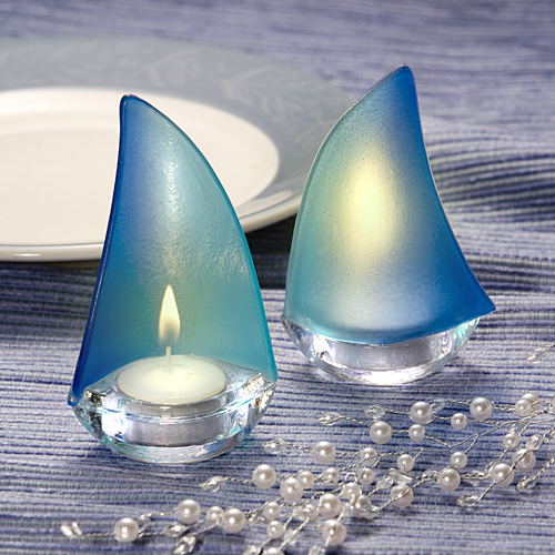 Sailboat Design Candle Holders