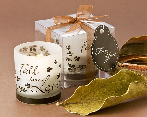 "Fall in Love" Tea Light Candle (Pack of 4)